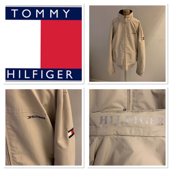 tommy hilfiger tan jacket